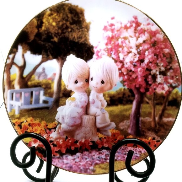 Precious Moments Enesco Classics Plate Collection Sam Butcher Love One Another - Picture 2 of 8